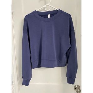 Lululemon perfectly oversized crop crew softstreme